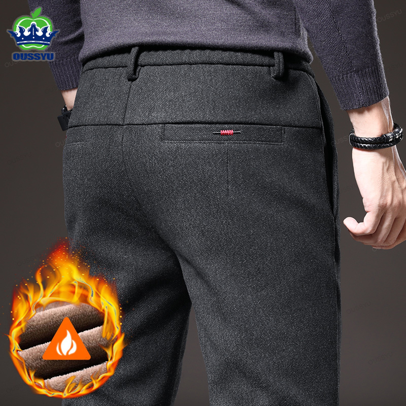 Velvet Fabric Embroidery - Winter Fleece Warm Men's Brushed Fabric