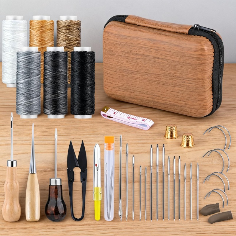 Embroidery Backpack Kit - Upholstery Repair Kit, Heavy Duty Sewing