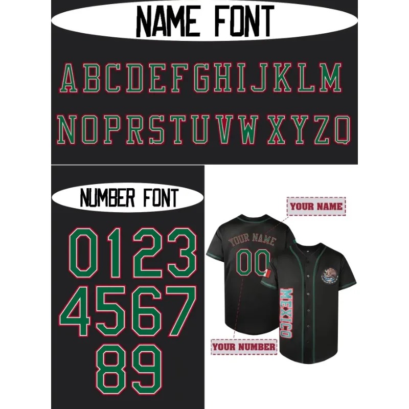 Customized Name&Number Men's E - Embroidery Name Designs 评论和价格