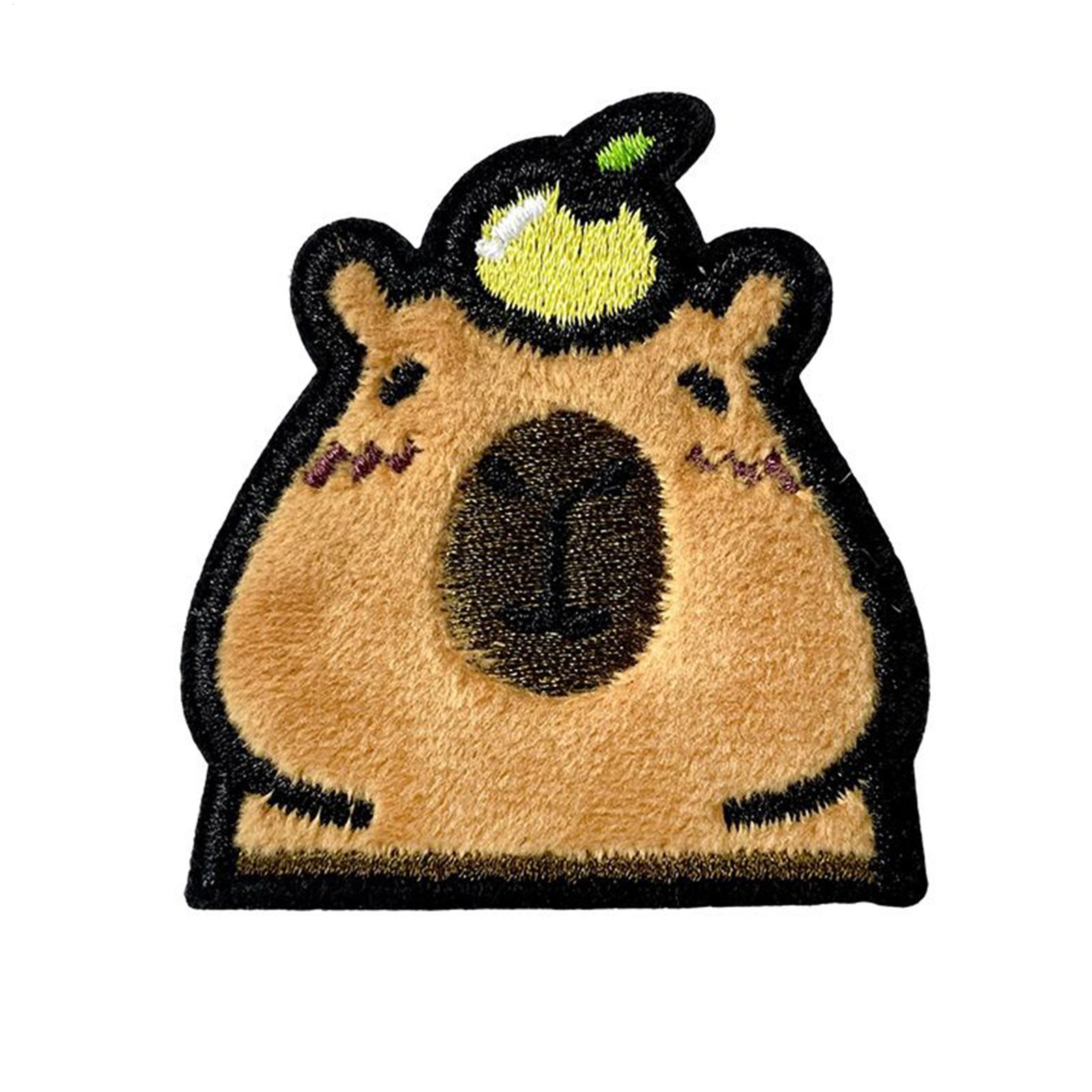 Iron On Patches Animals Capyba - Embroidery Backpack Kit 评论和价格