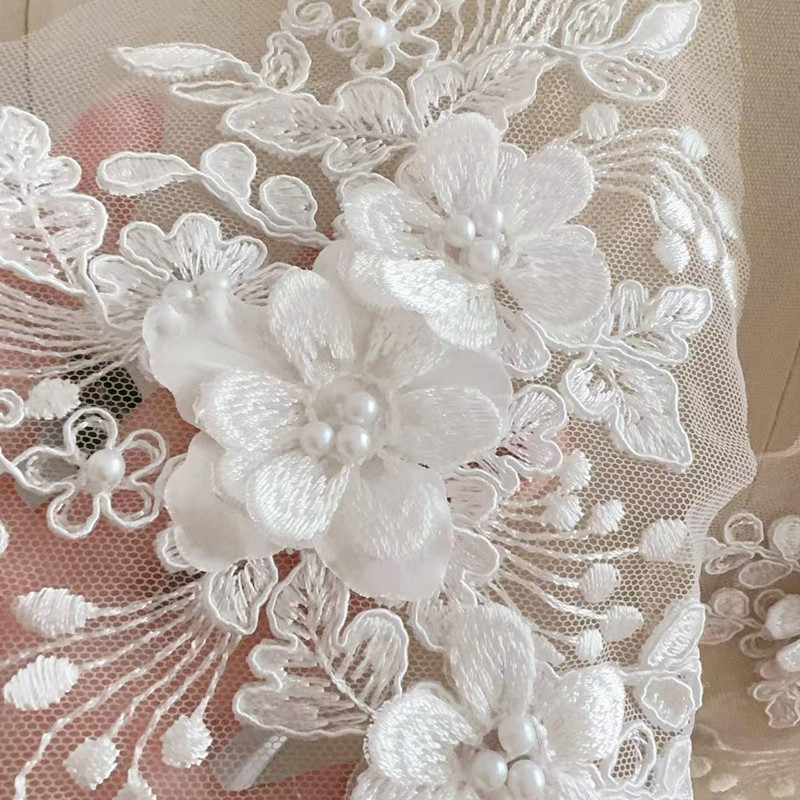2PCS=1Pair,Rope Embroidery Pea - Embroidery Flower Pattern 评论和价格