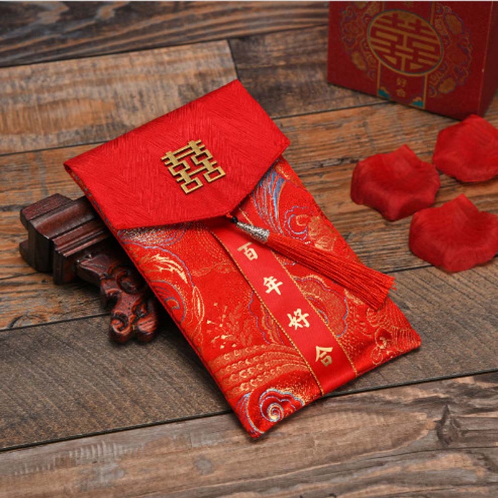 New Year Blessing Words Brocad - Embroidery Cloth 评论和价格