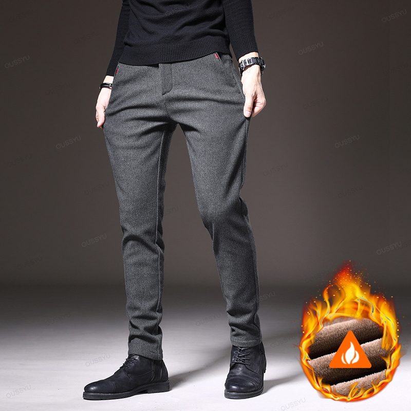 Winter Fleece Warm Men's Brush - Velvet Fabric Embroidery 评论和价格