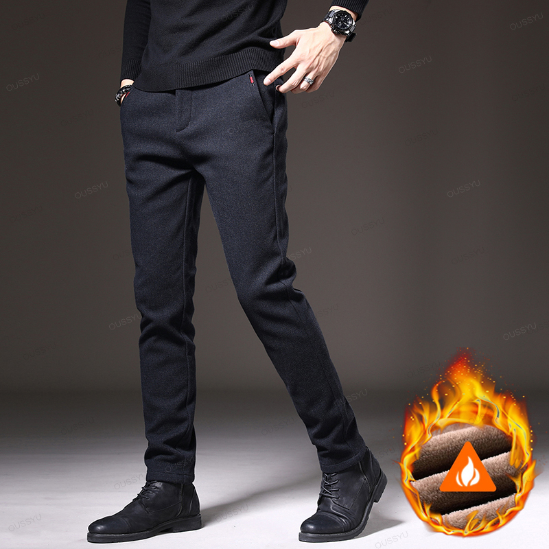 Winter Fleece Warm Men's Brush - Velvet Fabric Embroidery 评论和价格