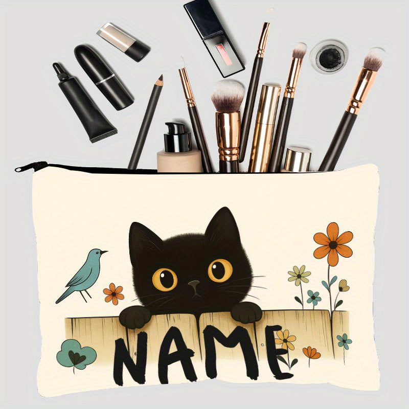 Personalized Makeup Bag with N - Embroidery Name Designs 评论和价格