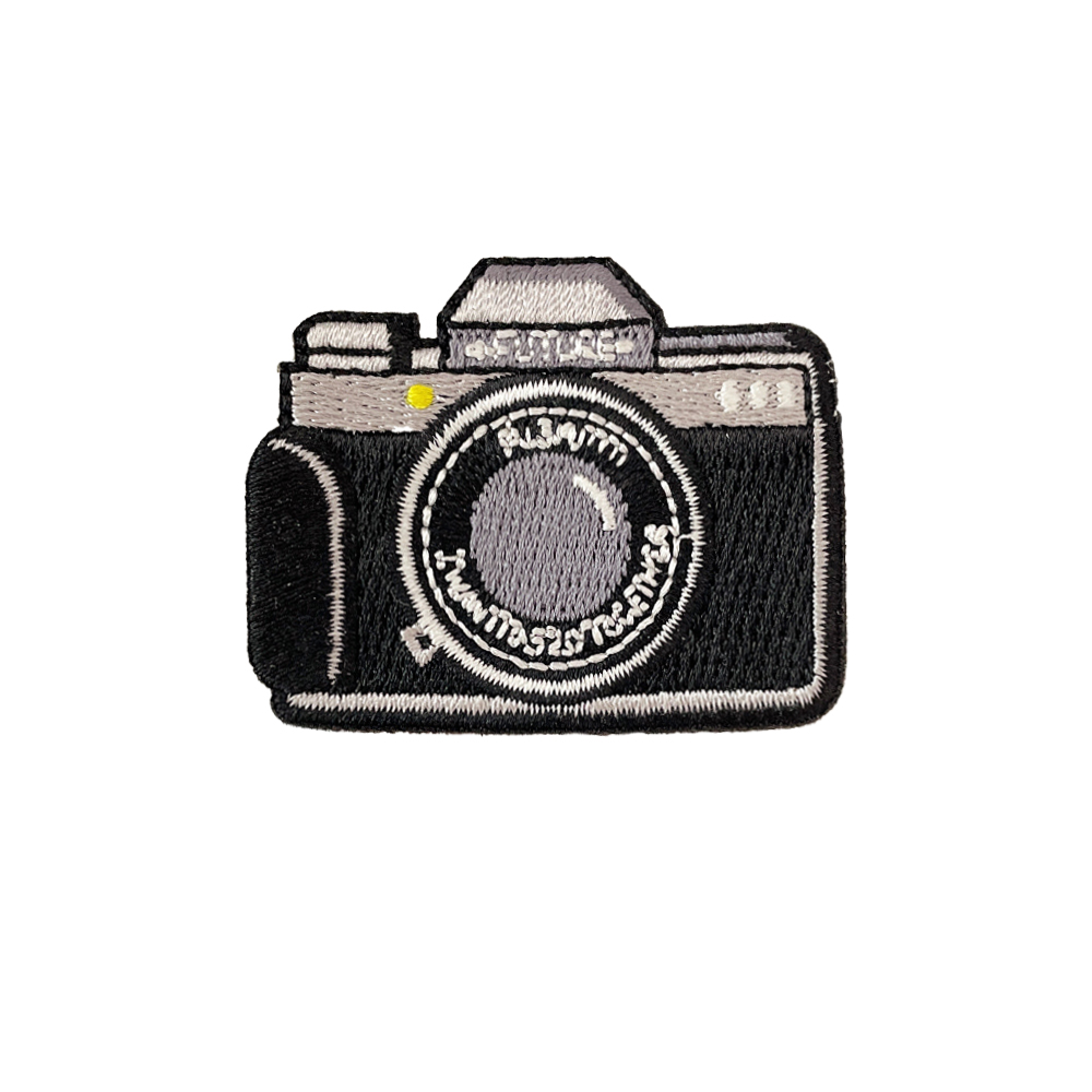 1 Piece Black Camera Embroider - Embroidery Fonts 评论和价格