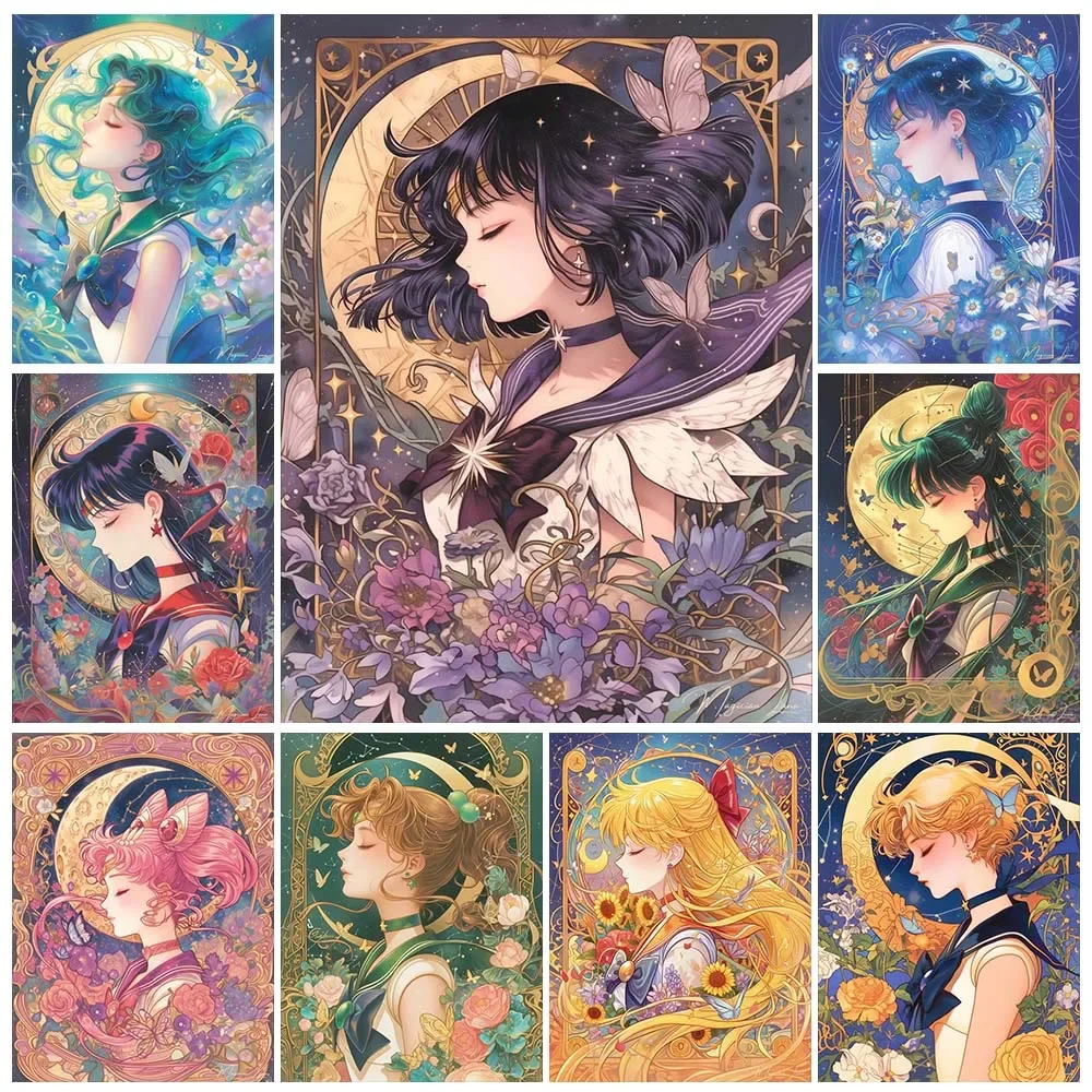 Cartoon Anime Diamond Painting - Embroidery Room 评论和价格