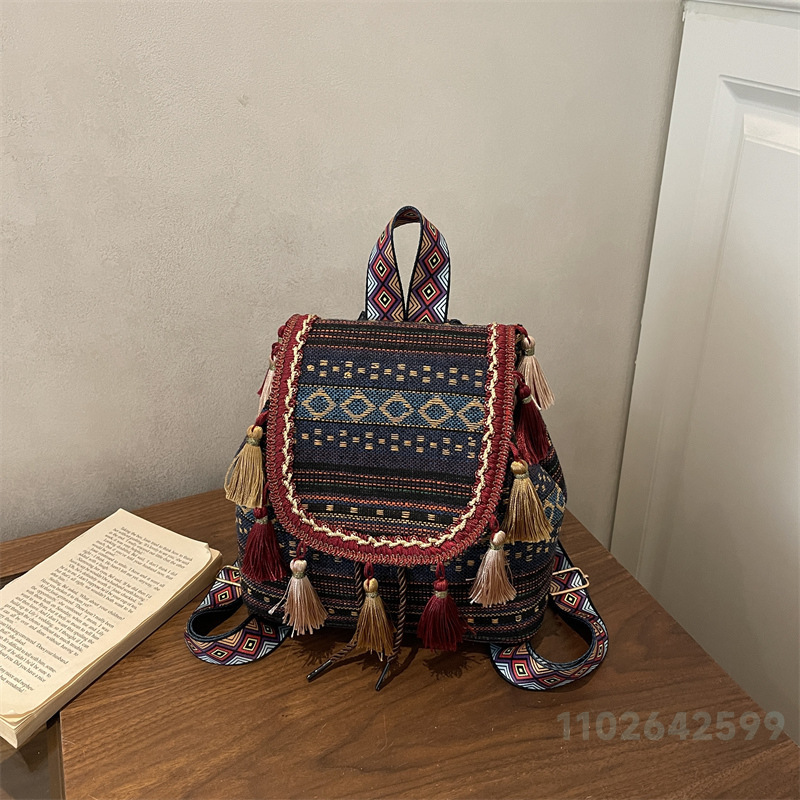 2026 New Women's Backpack Fash - Embroidery Frame 评论和价格