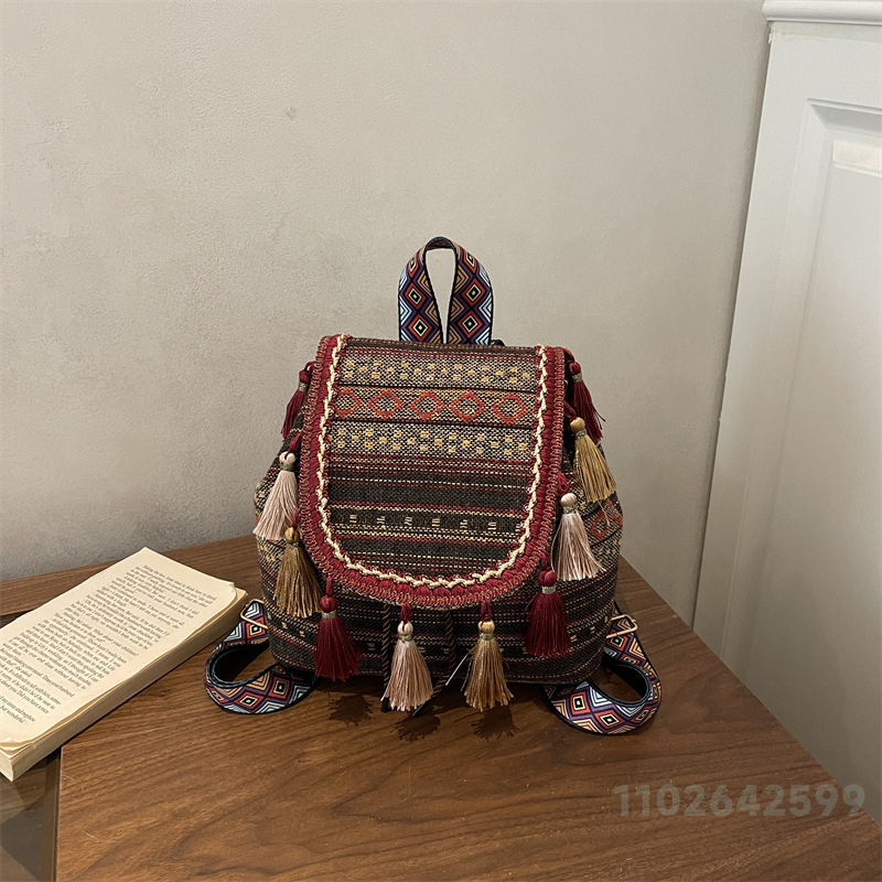 2026 New Women's Backpack Fash - Embroidery Frame 评论和价格
