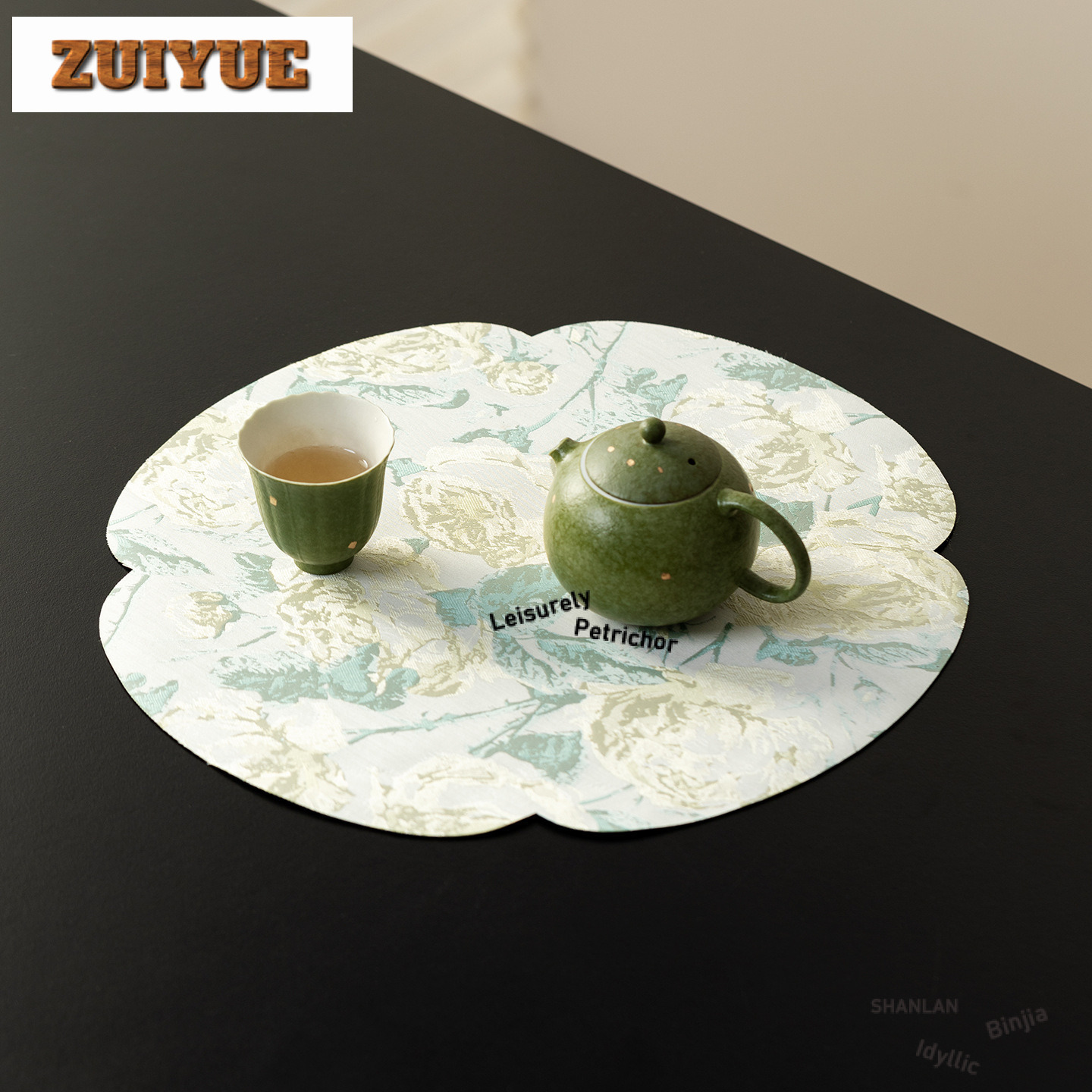 Brocade Embroidery Yellow Rose - Embroidery Cloth 评论和价格