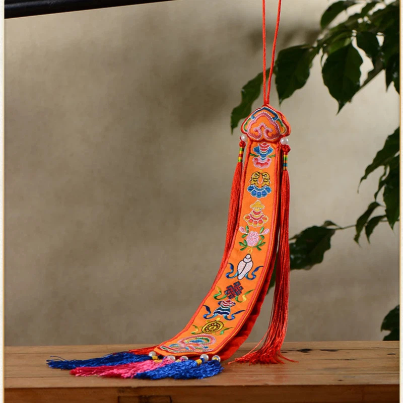 Tibetan Ribbon Flags Nepal Han - Embroidery Ribbon 评论和价格