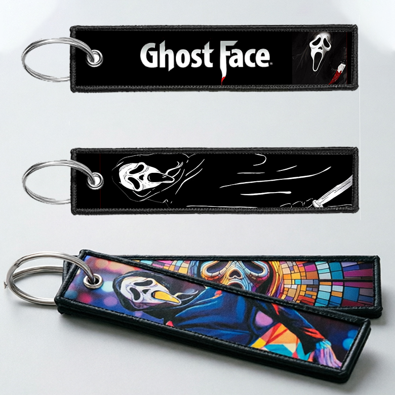 GHOST FACE Key Chain for Men W - Embroidery Frame 评论和价格