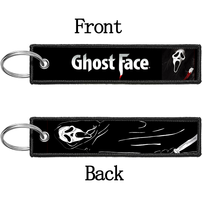 GHOST FACE Key Chain for Men W - Embroidery Frame 评论和价格