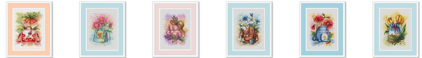 Cross stitch Kit 14CT 18CT 25C - Embroidery Backpack Kit 评论和价格