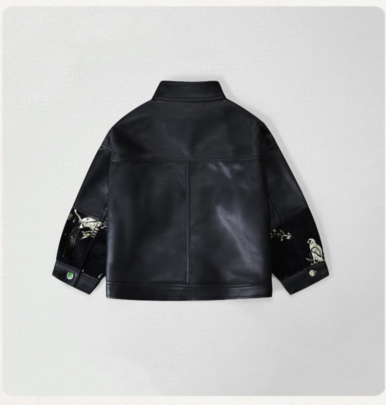 Gentleman Kids Embroidery Moto - Embroidery Jacket 评论和价格