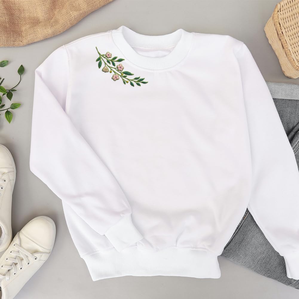 Water Soluble Embroidery Stabi - Embroidery Flower Pattern 评论和价格