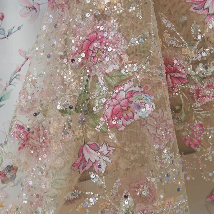 1M 120Cm Wide Luxury Beaded La - Embroidery Needles 评论和价格
