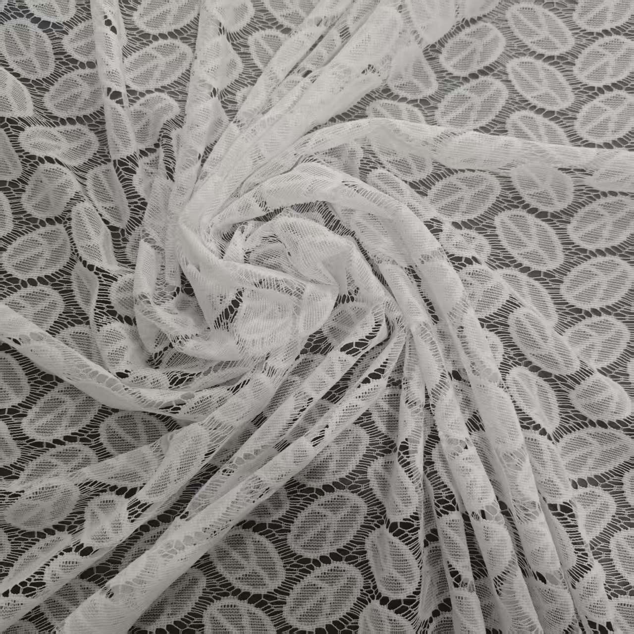 2PCS white leaf lace curtain,  - Embroidery Room 评论和价格