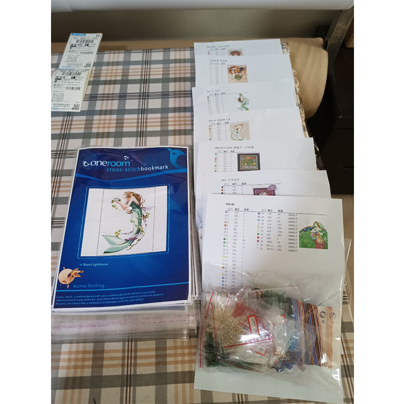 Cross Stitch Kit DIY Set  VE F - Embroidery Backpack Kit 评论和价格