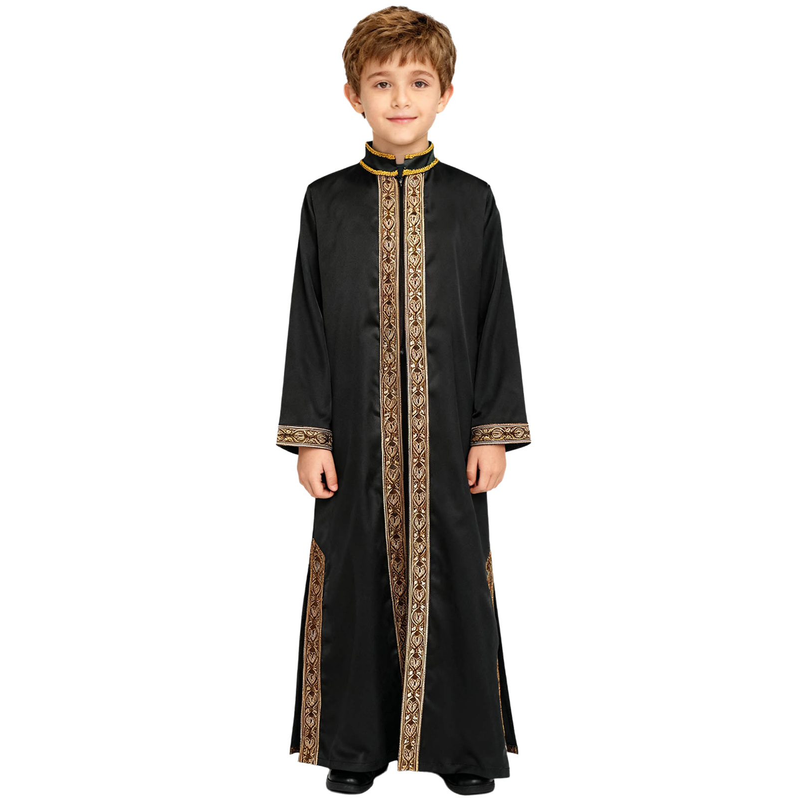 Boys Gold Embroidery Maxi Musl - Embroidery Jacket 评论和价格