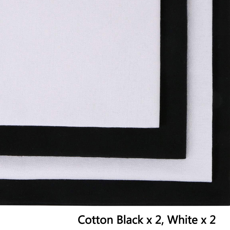 4 Pieces of Linen Fabric, Soli - Embroidery Room 评论和价格