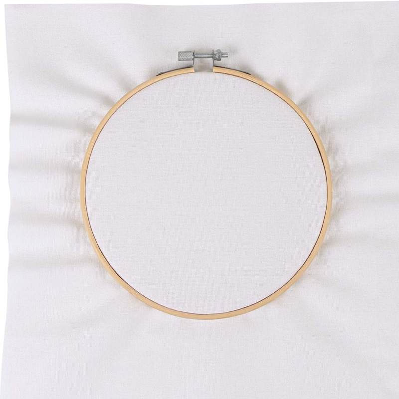 4 Pieces of Linen Fabric, Soli - Embroidery Room 评论和价格