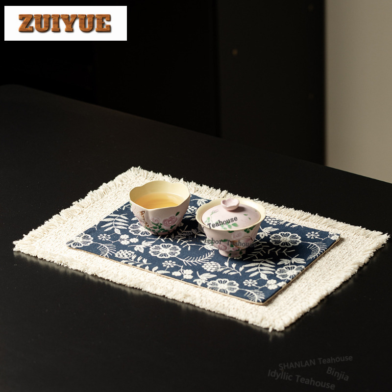 Embroidery Double-layer Tea Ta - Embroidery Cloth 评论和价格