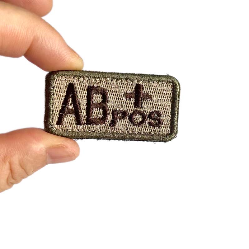 4PCS/A B AB O POS-NEG Blood Ty - Embroidery Fonts 评论和价格