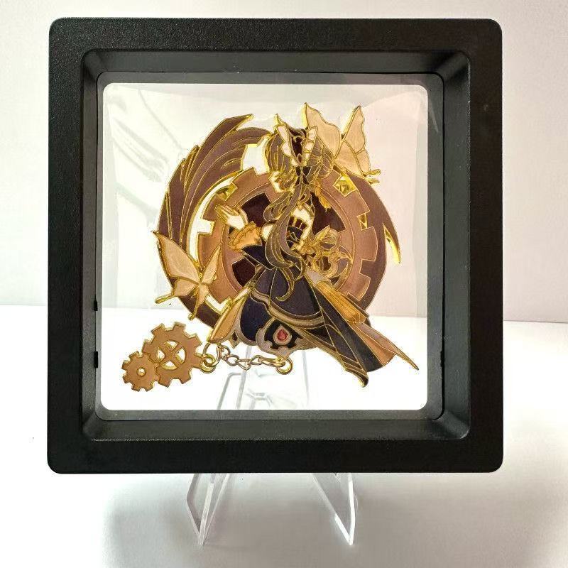 Steampunk Anime Girl Enamel Br - Embroidery Bracelet 评论和价格