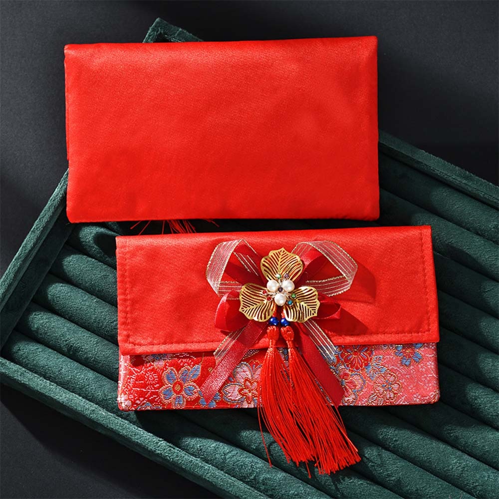 New Year Blessing Words Brocad - Embroidery Cloth 评论和价格