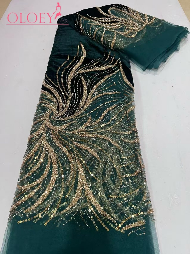 OLOEY  Luxury  Wedding Dress N - Velvet Fabric Embroidery 评论和价格