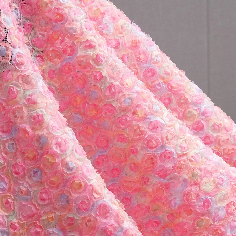 Colorful 3D Floral Embroidery  - Embroidery Ribbon 评论和价格