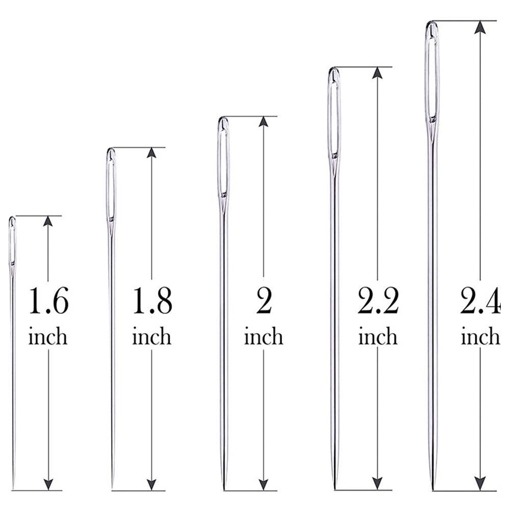 25 Pcs Large Eye Stitching Nee - Embroidery Needles 评论和价格
