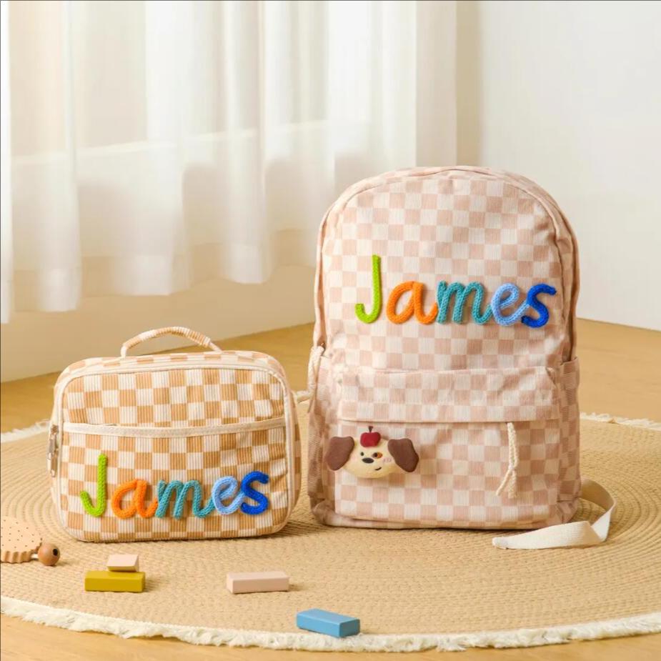 Custom Cute Backpack For Kids  - Embroidery Name Designs 评论和价格