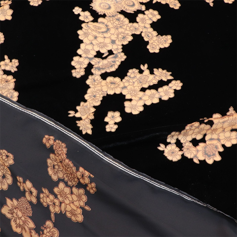 Wide 140cm Woven Velvet Burnou - Velvet Fabric Embroidery 评论和价格