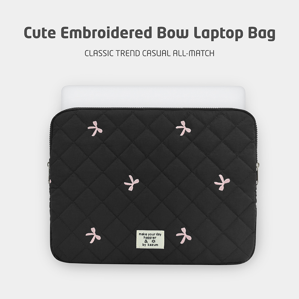 Bow Embroidery Laptop Sleeve C - Embroidery Journal Book 评论和价格