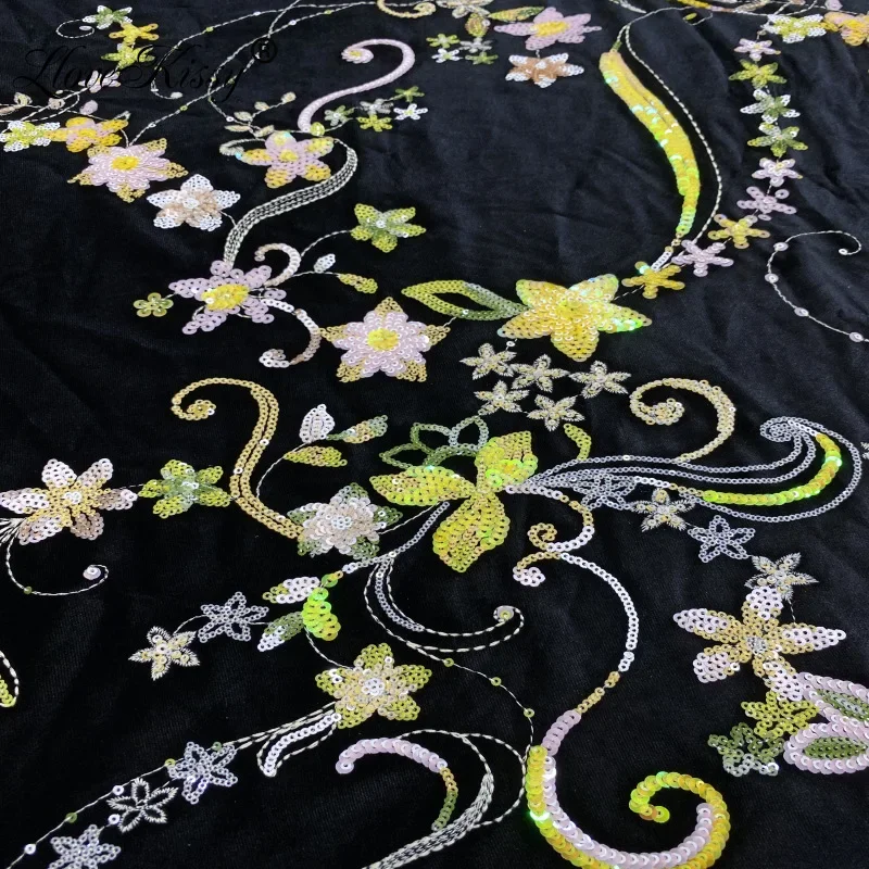 New Autumn And Winter Black Ve - Velvet Fabric Embroidery 评论和价格