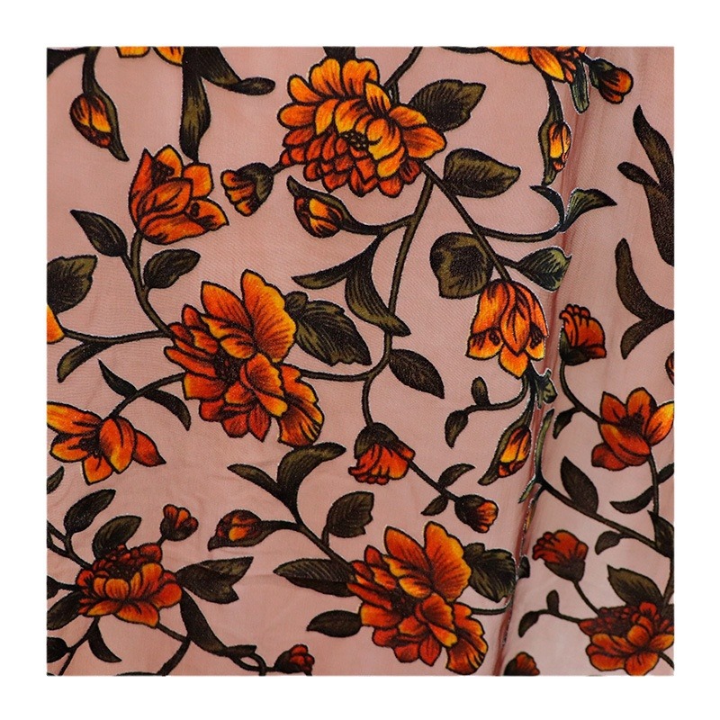Woven Velvet Brocade Sticky Ve - Velvet Fabric Embroidery 评论和价格