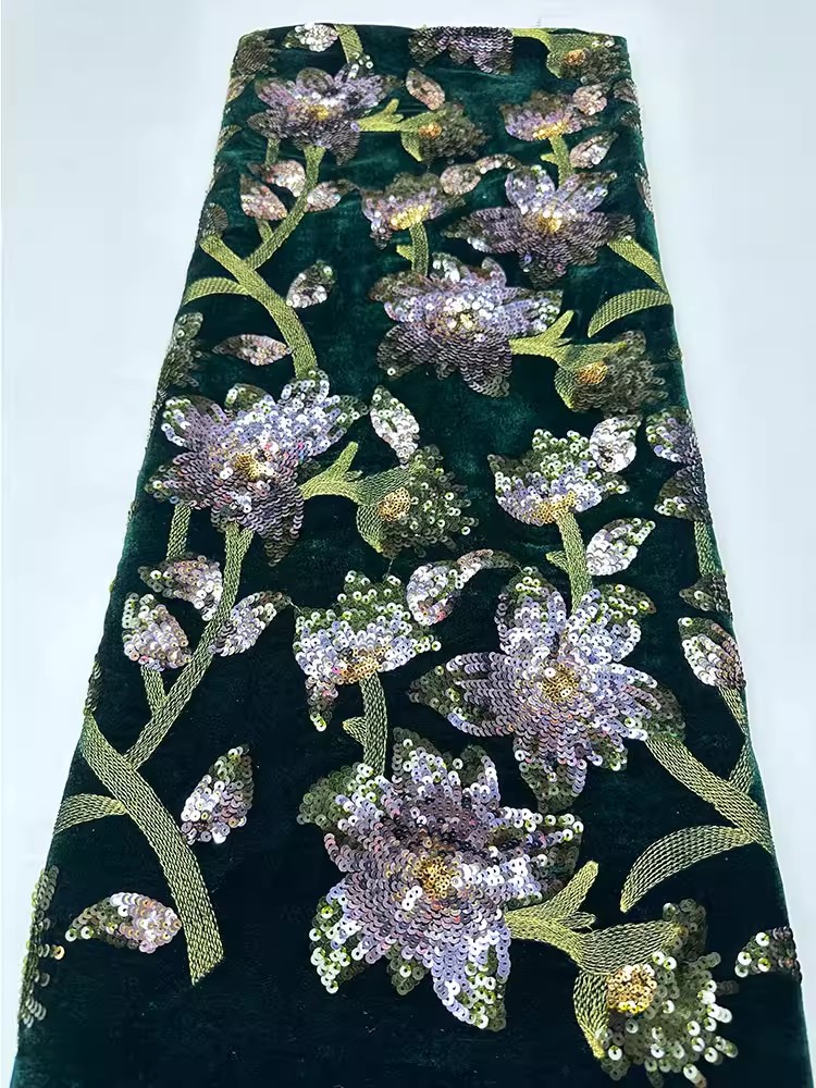 1yard Retro velvet tela Handcr - Velvet Fabric Embroidery 评论和价格