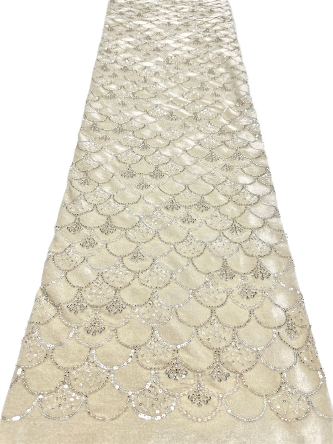 2026 African Sequins Beaded Ve - Velvet Fabric Embroidery 评论和价格